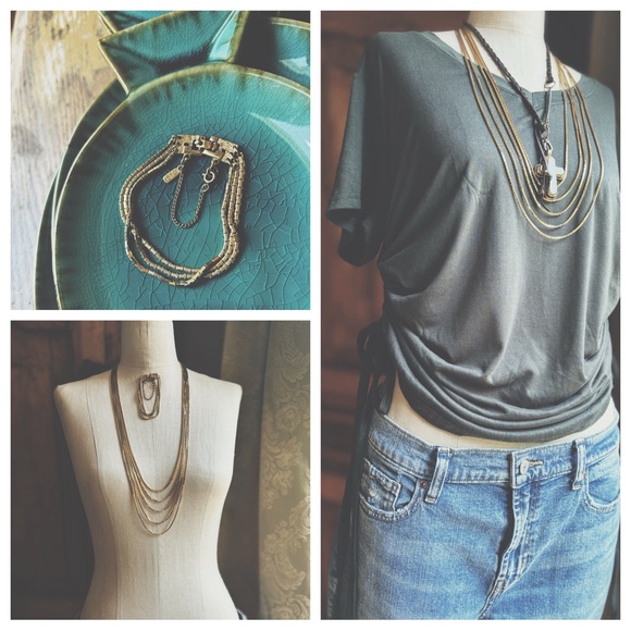 VINTAGE : Necklace and Bracelet Monet - Picture 2 of 10